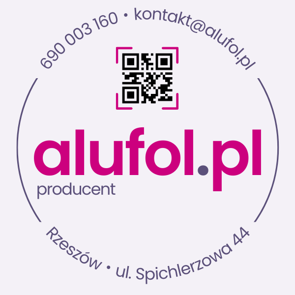 Naklejka oryginalny Alufol