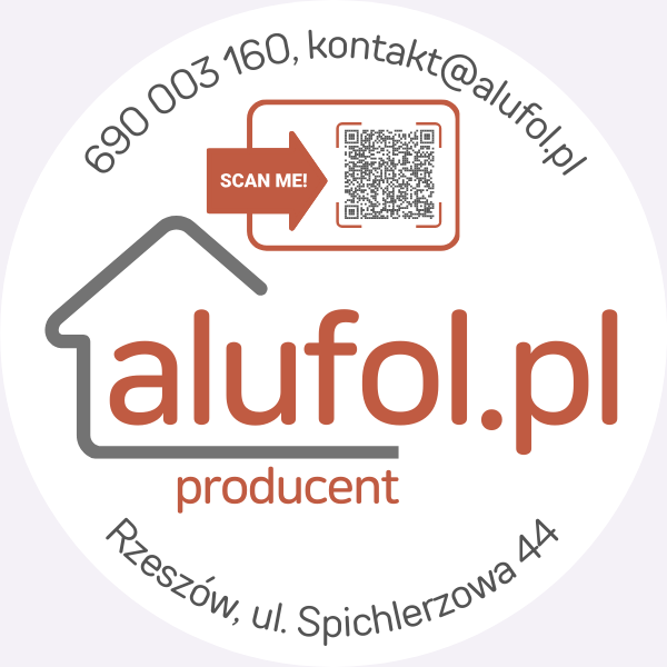 Naklejka oryginalny Alufol